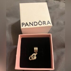 Pandora interlocking heart charm+box included